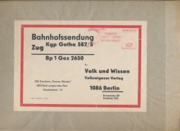 Bahnhofssendung Bad Langensalza Berlin 1982 - Andere & Zonder Classificatie