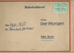 Bahnhofsbrief Frankfurt Berlin 1988 - Other & Unclassified