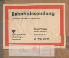 Bahnhofssendung Pößneck Berlin 1991 - Other & Unclassified