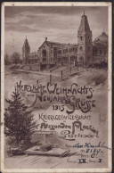 Gest. Neujahrsgrüße Aus Kriegsgefangenschaft In, Alexandra Place London 1915, EK 1,1 Cm - Otros & Sin Clasificación