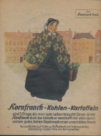 Reklameblatt 28x22 Cm Kornfranck-Tante Col. Druck Auf Pergament, Selten - Ohne Zuordnung