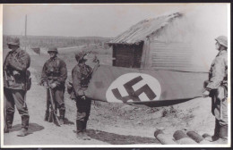 SS-Panzer-Grenadier-Regiment "Der Führer" DR Auf Kurzer Rast Rußland 1941 Orig. Foto In AK-Größe - Unclassified