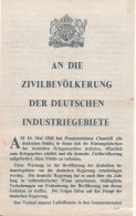 Britisches Flugblatt 1943 A5 - Non Classés