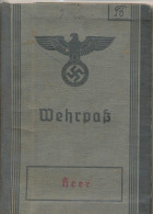 Wehrpass Heer 5. Jäger Ers. Abtlg. 98 Mittenwald, Gefechtseintragungen 1939-1941, Ostfront IR 315, Gefallen In Bogordisk - Non Classés