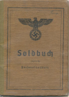 Soldbuch Genesenden-Batterie Abtlg. 68 Eintragungen Bis 1944 - Unclassified