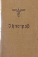 Stck. Ahnenpass III. Reich, Umfangreich Ausgefüllt, 2x Marienbad - Sin Clasificación