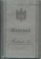 Wehrpass Heer Regensburg 1937. Landwehr I, Landesschützenregiment 1/XIII Entlassen 1939 - Non Classificati