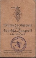 Mitgliedsausweis Jungvolk Gebiet 10 Ruhr-Niederrhein 1934 - Non Classés