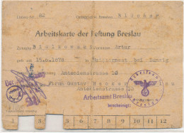 Arbeitskarte Der Festung Breslau Bis 7.5.1945 - Unclassified