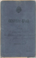 Militärpass IR Georg 107, Teilnahme An Einer Übung 1870, 1890 Übertritt In Die Landwehr, Dittelsdorf Zittau - Non Classificati