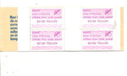 CARNET CODE POSTAL - 83100 TOULON LILAS - Blocks Und Markenheftchen