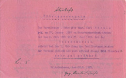 5 Stck. Beglaubigte Abschriften Von Führrungszeugnissen Eines Obermatrosen Karl Krökel 1919-1923 - Zonder Classificatie