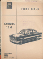 Ford Taunus 12 M 3 Stck. Sonderdrucke 1959/1960 - Non Classés