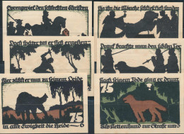 Vechta 6 Stück Serien-Notgeldscheine 1922 - Otros & Sin Clasificación