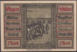 Glogau, Serie Von 4 Stck. Notgeld 1920 - Autres & Non Classés