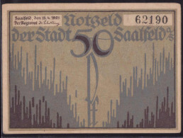 Saalfeld, Serie Von 3 Stck. Notgeld - Other & Unclassified