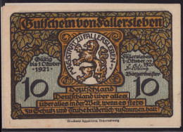 Fallersleben, Serie Von 3 Stck. Notgeld - Altri & Non Classificati