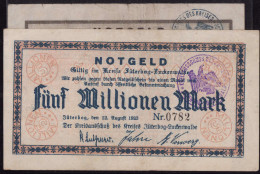 2 Stck. Notgeld Für Jüterbog-Luckenwalde 1 Mio, 5 Mio 1923 - Sonstige & Ohne Zuordnung