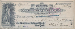 USA Nationalbank Barscheck über 948,48 Dollar 1907 - Other & Unclassified