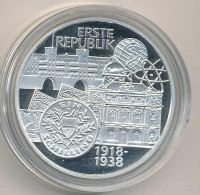 Österreich 100 Schilling 1995 Erste Republik, 18gr 900er Silber Pp In Kleiner Schatulle - Sonstige & Ohne Zuordnung