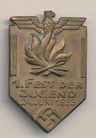 Anstecknadel 1. Fest Der Jugend 1933 - Other & Unclassified