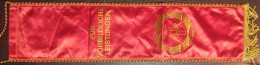 Ehrenschleife Fest Und Spartakiade-Komitee Der DDR Leipzig 1977 14x50 Cm - Other & Unclassified