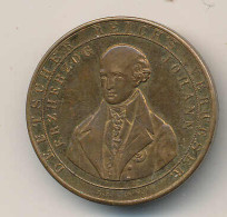 Medaille 1848 Reichsverweser Erzherzog Johann, D 22mm Br Vz - Autres & Non Classés