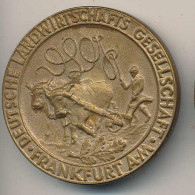 Medaille DLG Bundesweinprämierung Bronzepreis 1961, Frankfurt A.M. D 40mm, Br Vz - Andere & Zonder Classificatie