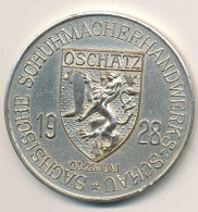 Medaille Oschatz 1928 Schau Des Sächsischen Schuhmacherhandwerks D 40mm - Otros & Sin Clasificación