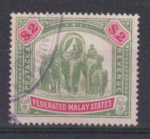 Federated Malaya States FMS 1904 $2 Very Fine Fiscally Used - Federated Malay States