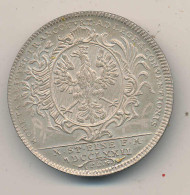 Medaille Taler Nachprägung Der Bank Für Gemeinwirtschaft Um 1975, D 41mm, Ag St - Autres & Non Classés