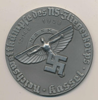 Plakette Reichswettkämpfe Des NSFK Kassel 1938 D 82 Mm - Autres & Non Classés