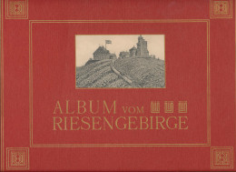 Album Vom Riesengebirge, Verlag: Berlin: Globus Verlag (um 1900)., Quer-4° Mit 1 Panorama Und 29 Ansichten Nach Naturauf - Sonstige & Ohne Zuordnung