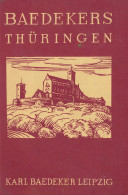 Baedekers, Thüringen, 3. Auflage 1935, 200 Seiten, 28 Karten 35 Pläne - Andere & Zonder Classificatie