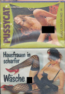 Konvolut Von 2 Stck. Erotik/Porno-Magazinen Sowie 15 Stck. Pornomagazine 10,5x15 Cm - Otros & Sin Clasificación