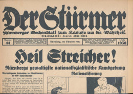 Der Stürmer, Oktober 1930 - Autres & Non Classés