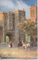 MISCELLANEOUS ART - HILDESHEIMER  5494 - NORMAN TOWER GATEHOUSE FROM LOWER COLLEGE GREEN, BRISTOL Art522 - Bristol