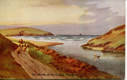 MISCELLANEOUS ART - THE MOUTH OF THE GANNEL, NEWQUAY By HANNAFORD Art548 - Newquay