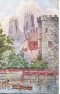 MISCELLANEOUS ART - LENDAL TOWER, YORK MINSTER By T GUY Art555 - York