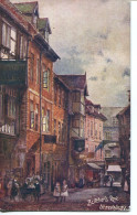 MISCELLANEOUS ART -  BUTCHER'S ROW SHREWSBURY Art584 - Shropshire