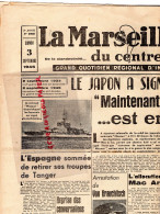 LIMOGES-GUERRE 1939-45- WW2-LA MARSEILLAISE DU CENTRE-3-9-1945-LIBERATION- JAPON-MAC ARTHUR-VON BRAUCHITSCH-JOUKOV - Documents Historiques
