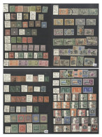 BRITISH COMMONWEALTH QV-QEII M & U Ranges On Hagner Leaves, Ranges Incl. Antigua With A Few QV Incl. 1863 1d Unused, 190 - Other & Unclassified