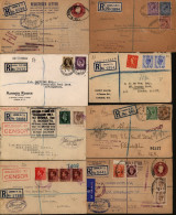 STAMP DEALER RELATED MAIL QV-QEII Selection Of Envelopes Sent From Various Stamp Dealers Around The World Incl. H. R. Ha - Andere & Zonder Classificatie