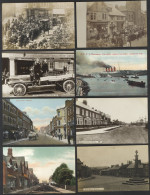 COLLECTION Of Cards (200+) In An Old Album Incl. Romance, Greetings, Good N.E England Incl. Grainger St - Newcastle, Mar - Unclassified