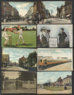 COLLECTION Of Cards (90) In An Old Album Incl. N.E England Interest E.g. N.E Railway New Electric Tram, Bridge St - Blyt - Non Classificati