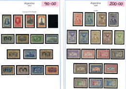 1858-1999 Substantial Collection Of Mainly M Or UM (fewer FU) Neatly Displayed On Printed Leaves In Five Britannia Ring  - Otros & Sin Clasificación