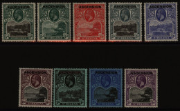 1922 Optd Defin Set, M (odd Imperfections Incl. 1s - Minor Tones, 3s - Couple Of Creases), SG.1/9. Cat. £325 - Andere & Zonder Classificatie