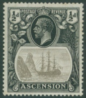 1924-33 ½d Grey Black & Black Showing The 'torn Flag' Variety, M (natural Gum Wrinkle), SG.10b. (1) Cat. £200 - Autres & Non Classés