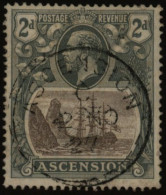 1924-33 2d Grey Black & Grey, Showing The 'broken Mainmast' Variety, VFU, SG.13a. (1) Cat. £300 - Other & Unclassified