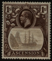 1924-33 MSCA 1s Grey Black & Brown Showing The 'cleft Rock' Variety, M (slightly Toned Gum & Diagonal Gum Crease), SG.18 - Other & Unclassified